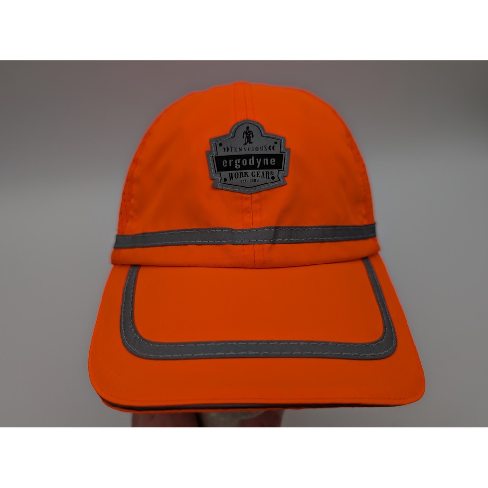 Ergodyne Tenacious Work Gear 8930 Hi-Vis Orange Reflective Mesh Baseball Cap Hat